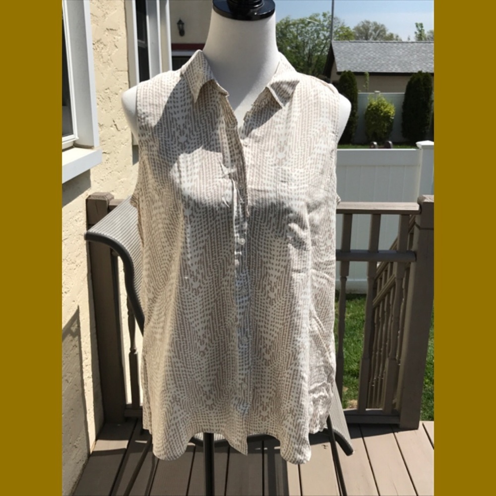 🐾 NWT Banana Republic high low tank top size medium - Picture 1 of 3